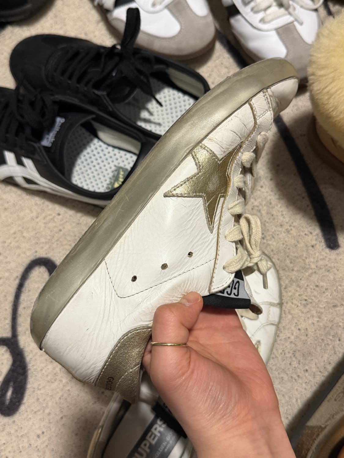 골든구스 슈퍼스타 화이트 스니커즈 상품이미지5