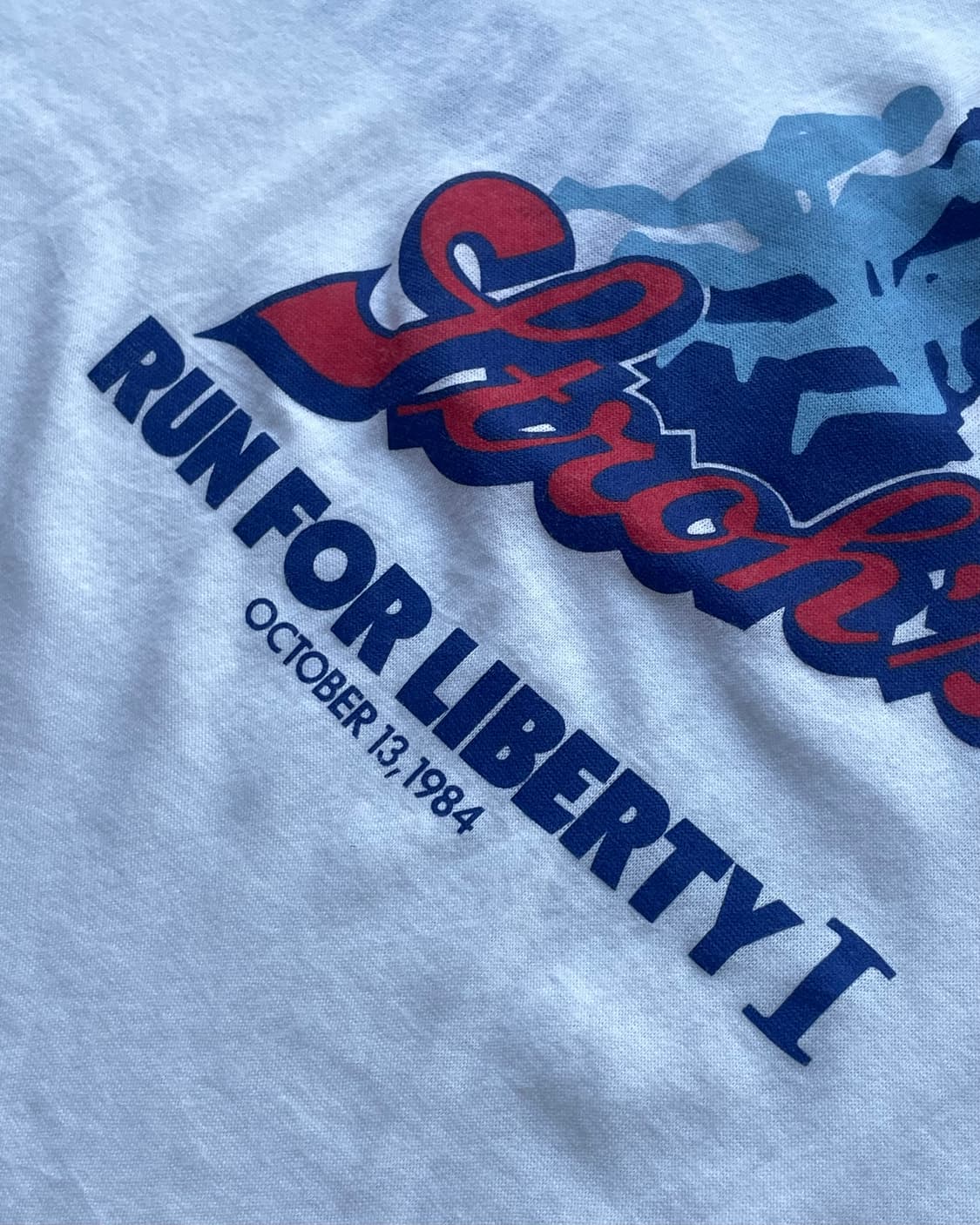 80’s USA “Run for Liverty” Promo T-shirt 상품이미지7
