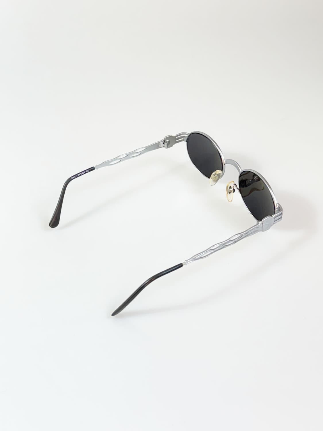 90s JOANNA 실버 슬림 오벌 프레임 빈티지 선글라스 상품이미지4
