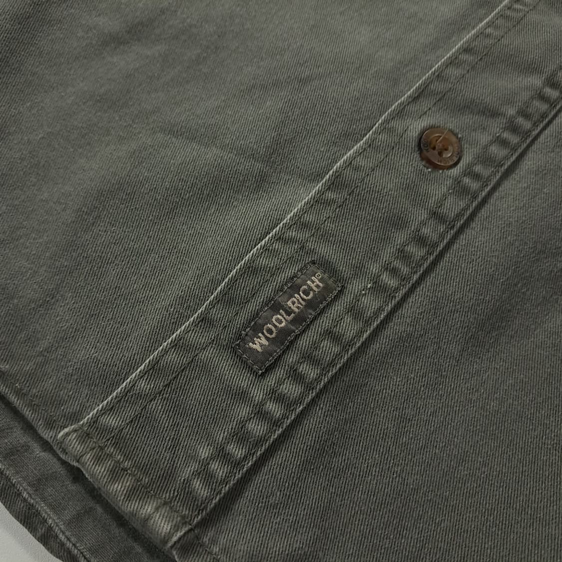 CK385 M 울리치 90s 엘보우패치 카키그린 칼라 셔츠 남방 상품이미지6