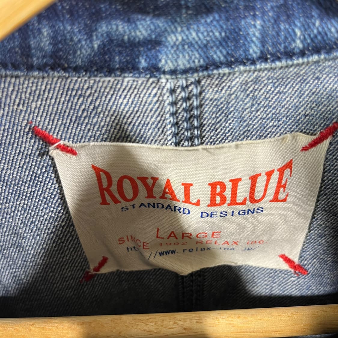 [ROYAL BLUE] 빈티지 페이드 데님자켓 상품이미지5