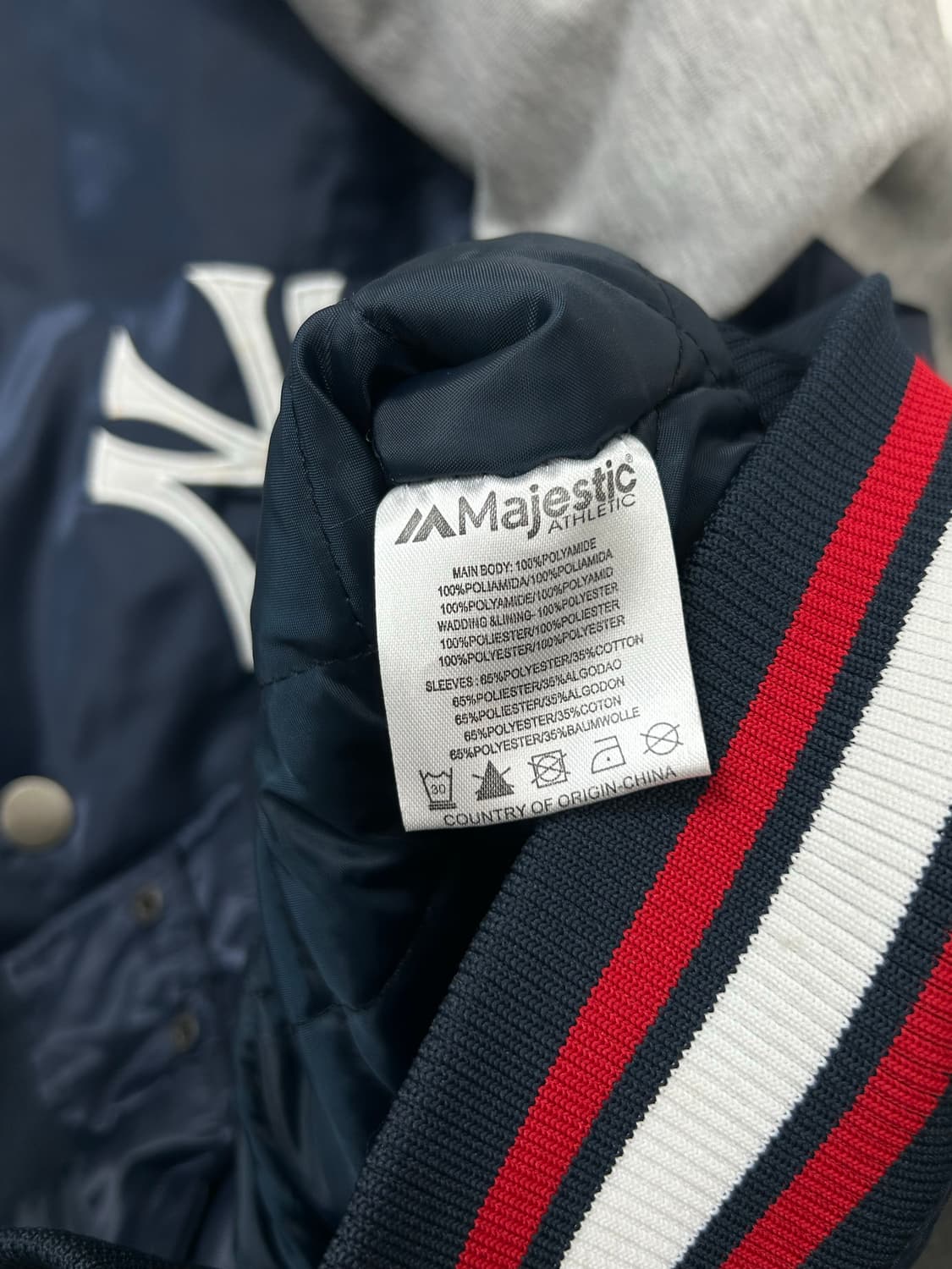 마제스틱 뉴욕양키스 네이비 스타디움 자켓 L 상품이미지6