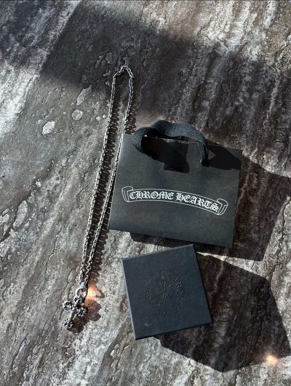 크롬하츠 필리그리xs 베일+페이퍼체인24인치  상품이미지1