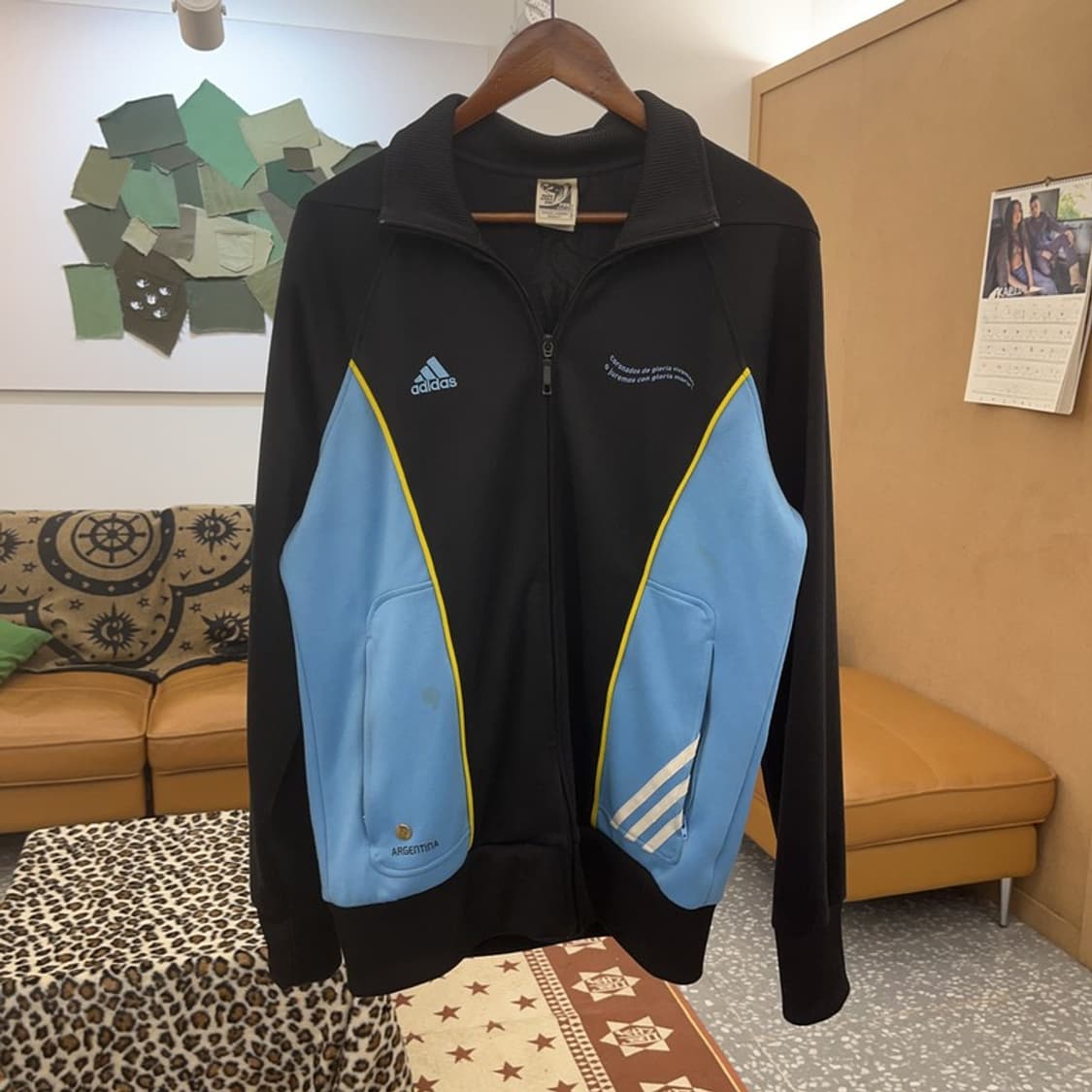 아디다스 2010 남아공 아르헨티나 트랙탑 져지 집업 110 C09220 상품이미지3
