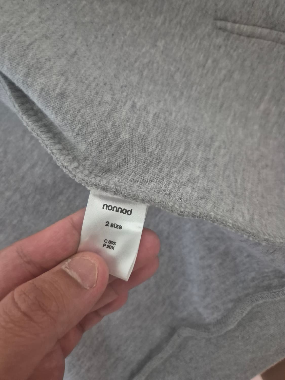 (가격인하)논노드 스쿠바 후드 2 사이즈 판매합니다! 상품이미지3