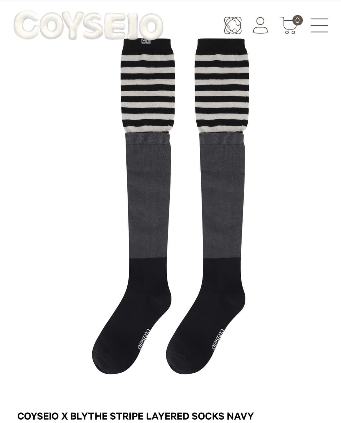 코이세이오 브라이스 니삭스 네이비 상품이미지1