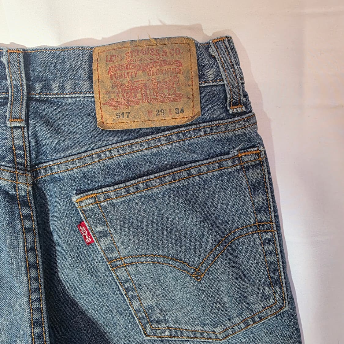 [W29L34]리바이스 517 부츠컷 데님 팬츠 상품이미지6