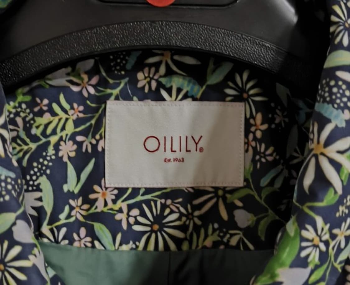 오일릴리 플라워 프린팅 코트 봄자켓 상품이미지3