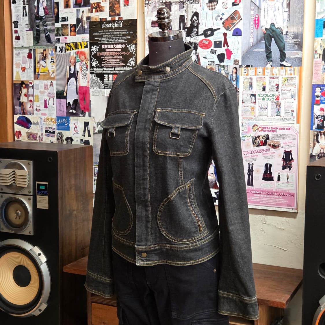 JPN 포켓 포인트 흑청 자켓 상품이미지2