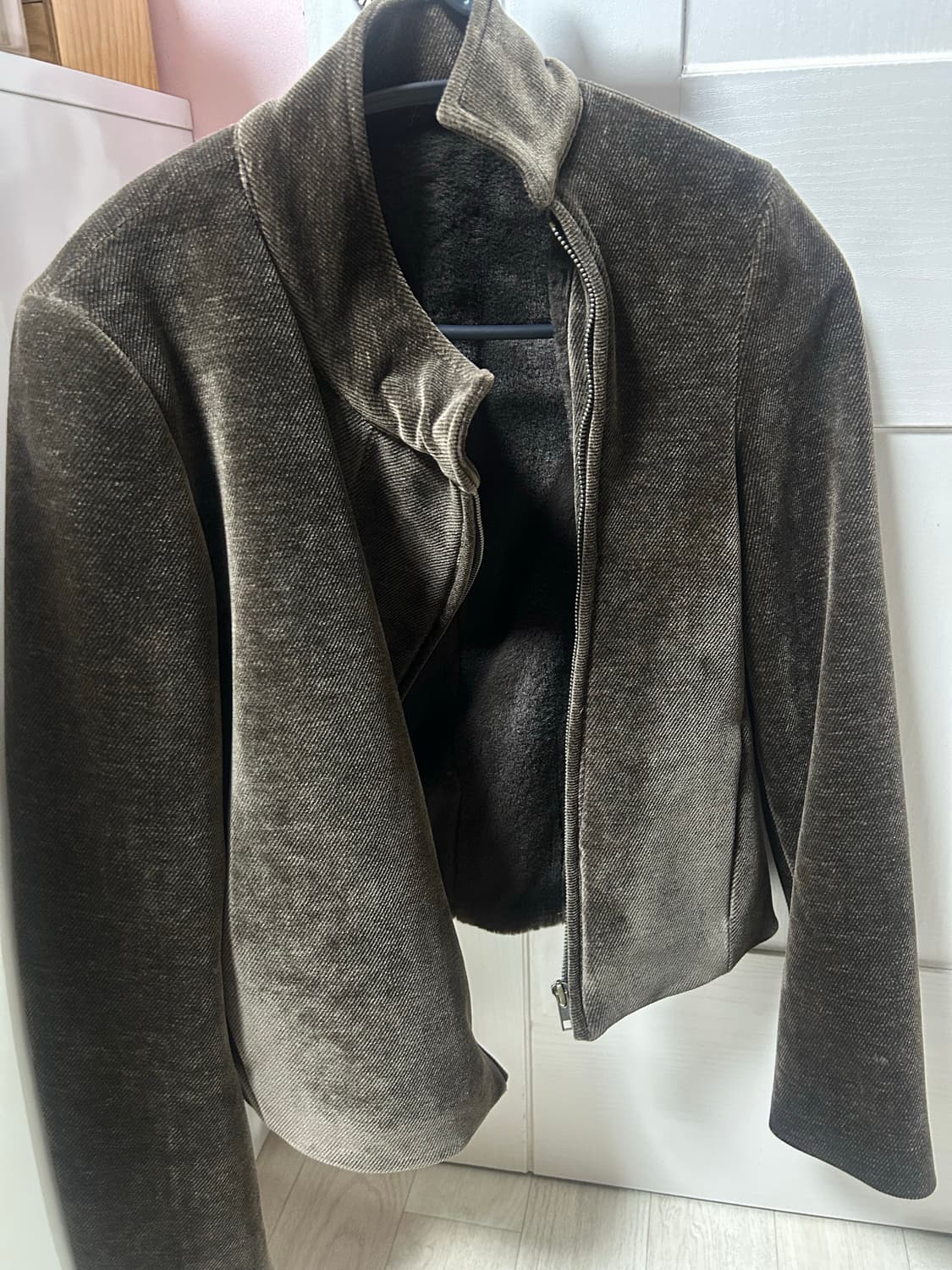 페인츄얼 peinture 스웨이드 자켓 상품이미지2