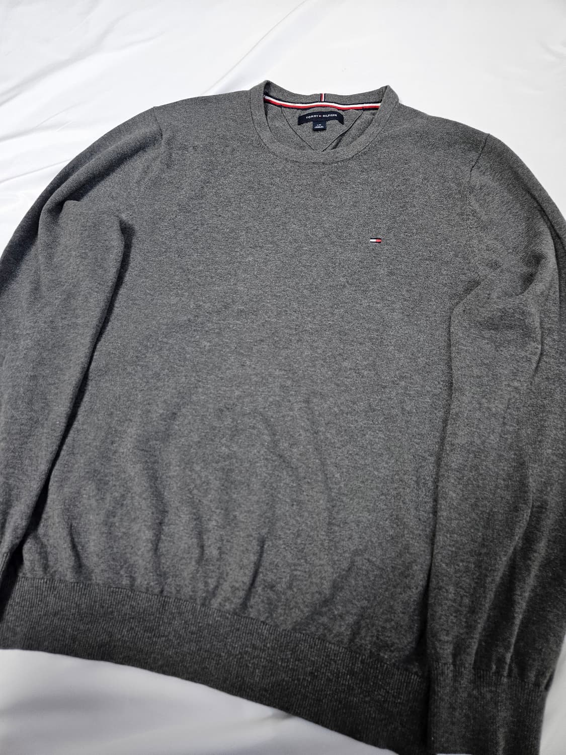 타미힐피거 램스울 라운드넥 니트 스웨터 M 상품이미지1