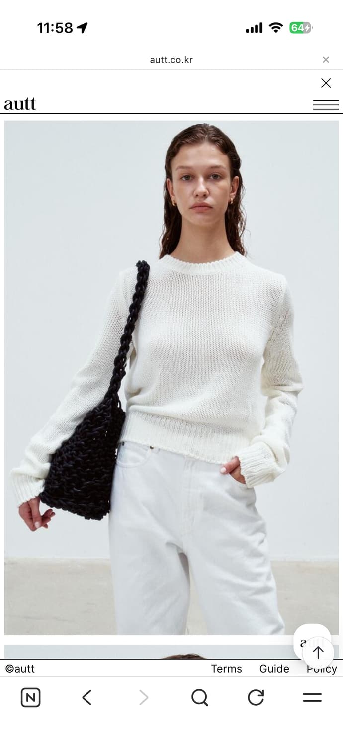 autt 어트 메이즈백 블랙 상품이미지3