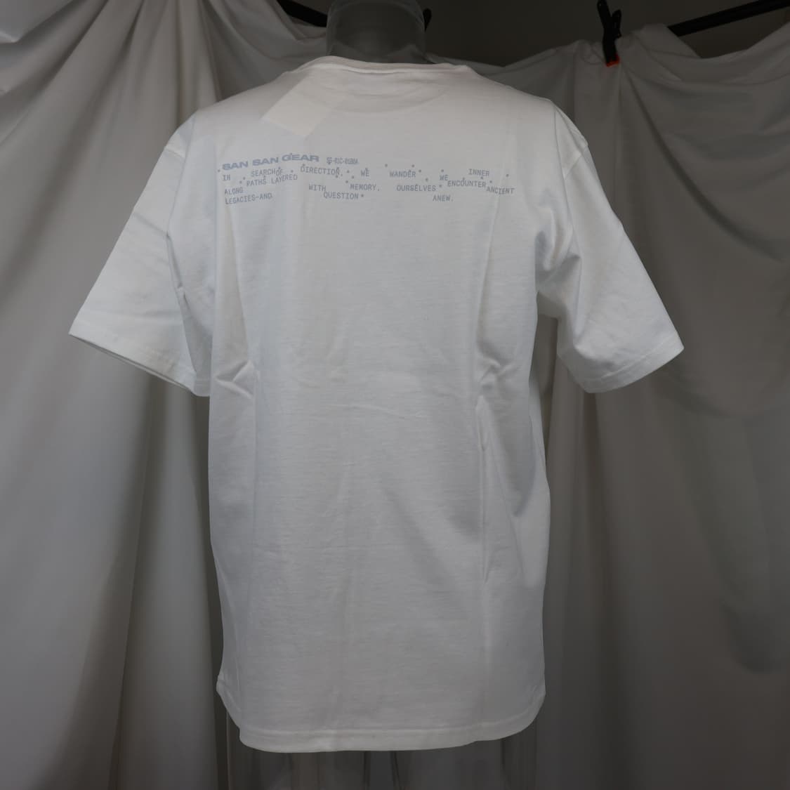 산산기어 로고 반팔 티셔츠 26SS 블랙 스카이블루 화이트 전사이즈 상품이미지7