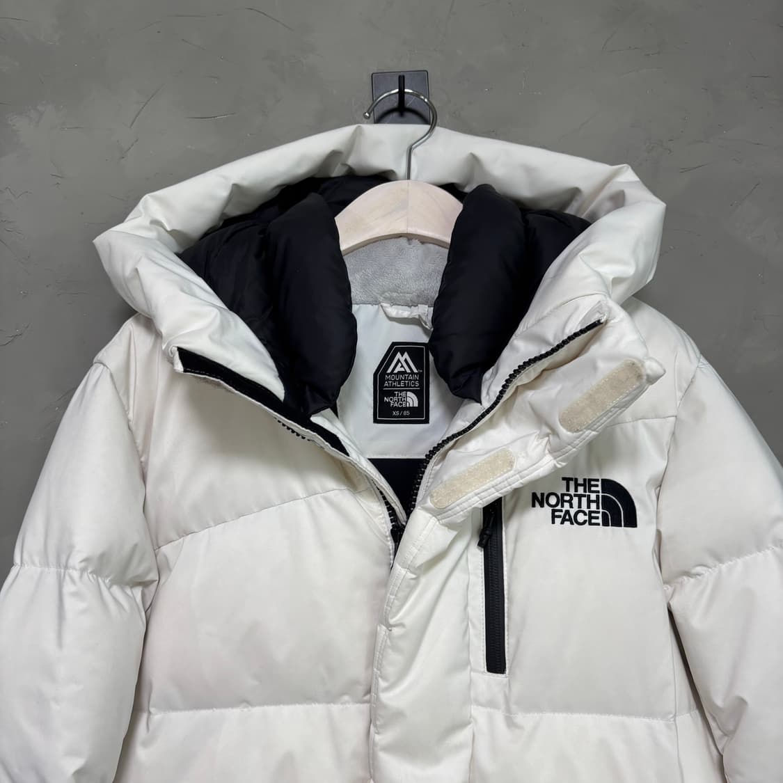 노스페이스 구스다운 롱패딩 화이트 상품이미지2