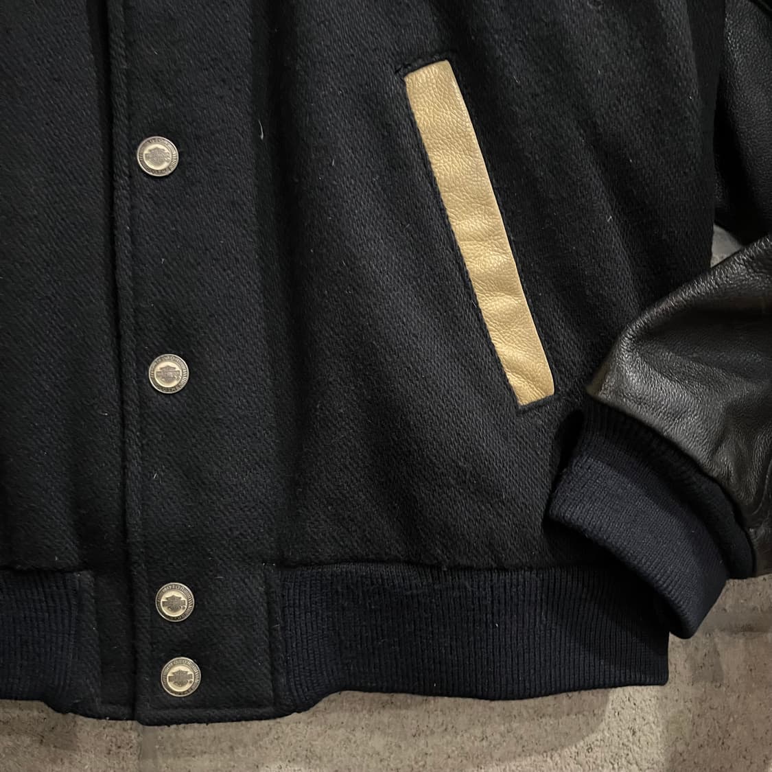 할리데이비슨 테즈 울 바시티 자켓 (105-110) 상품이미지5