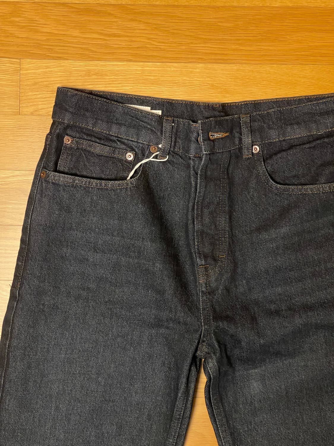 자라 오리진 인디고 스트레이트 앵클 핏 데님 상품이미지3