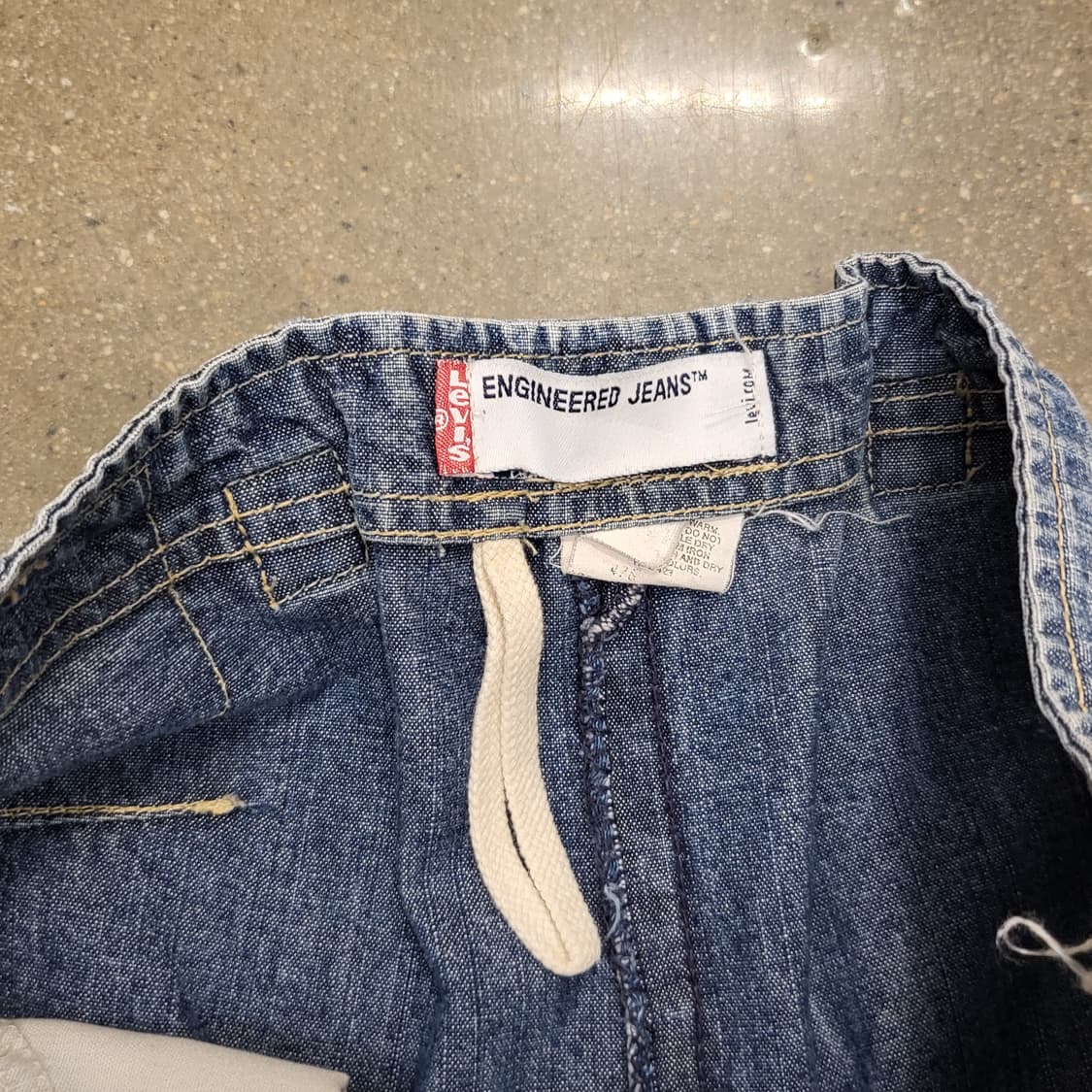 Levi's 리바이스 청 데님 롱 스커트 A라인 상품이미지3