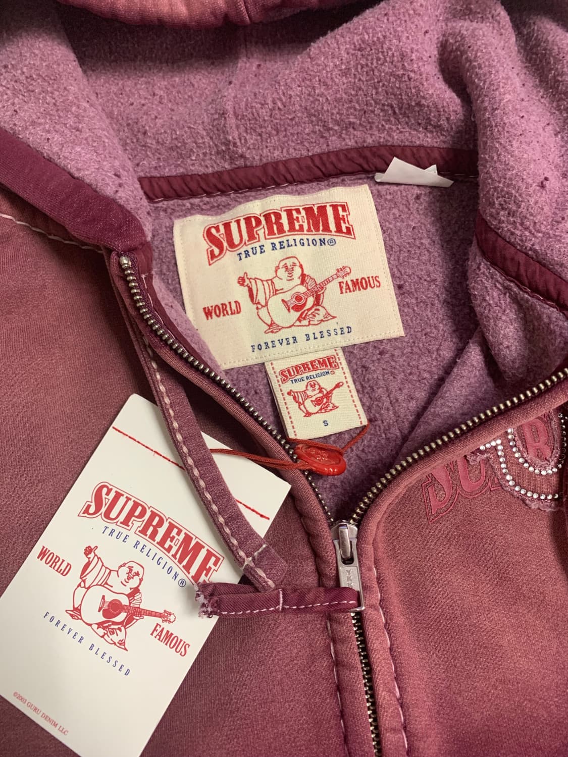 [새제품] 슈프림 X 트루 릴리젼 후드집업 상품이미지4