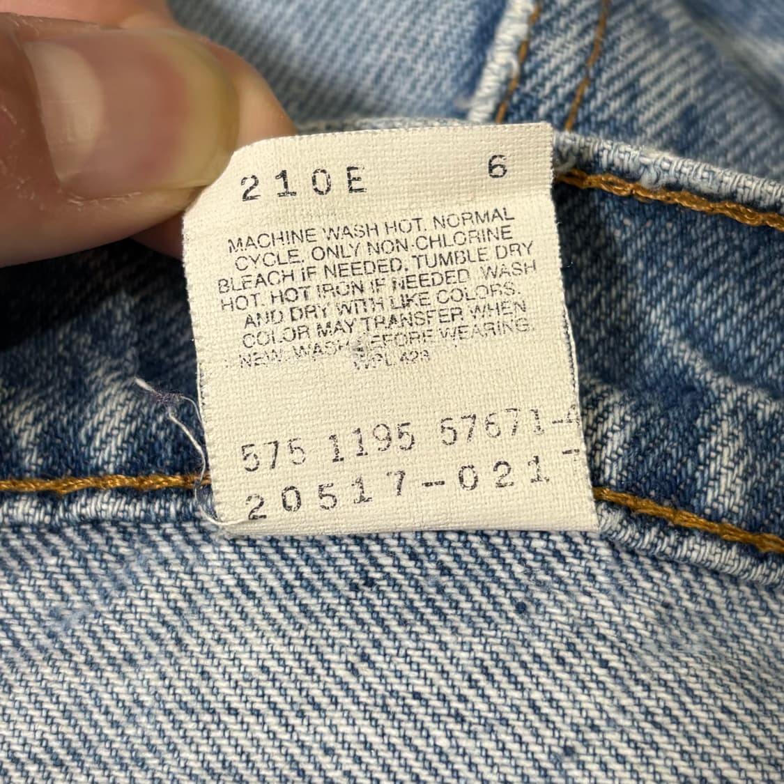 90s Levi’s usa 517 오렌지탭 부츠컷 데님 상품이미지7