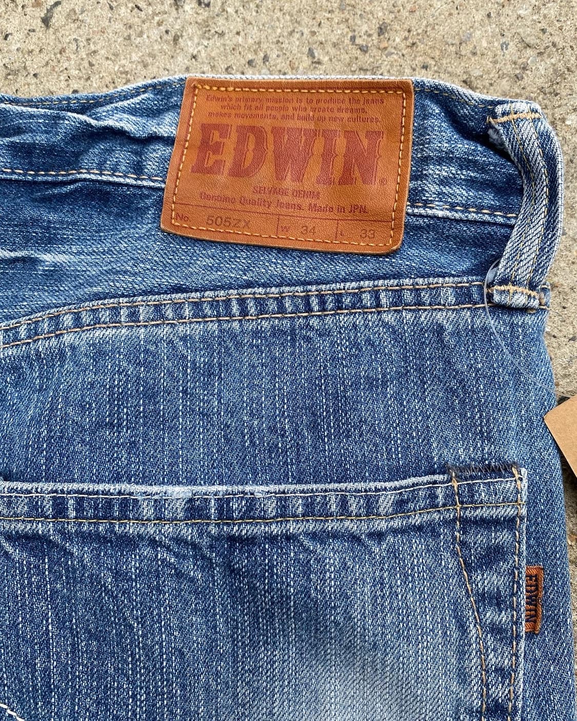 90's EDWIN 505ZX selvage jeans 상품이미지6
