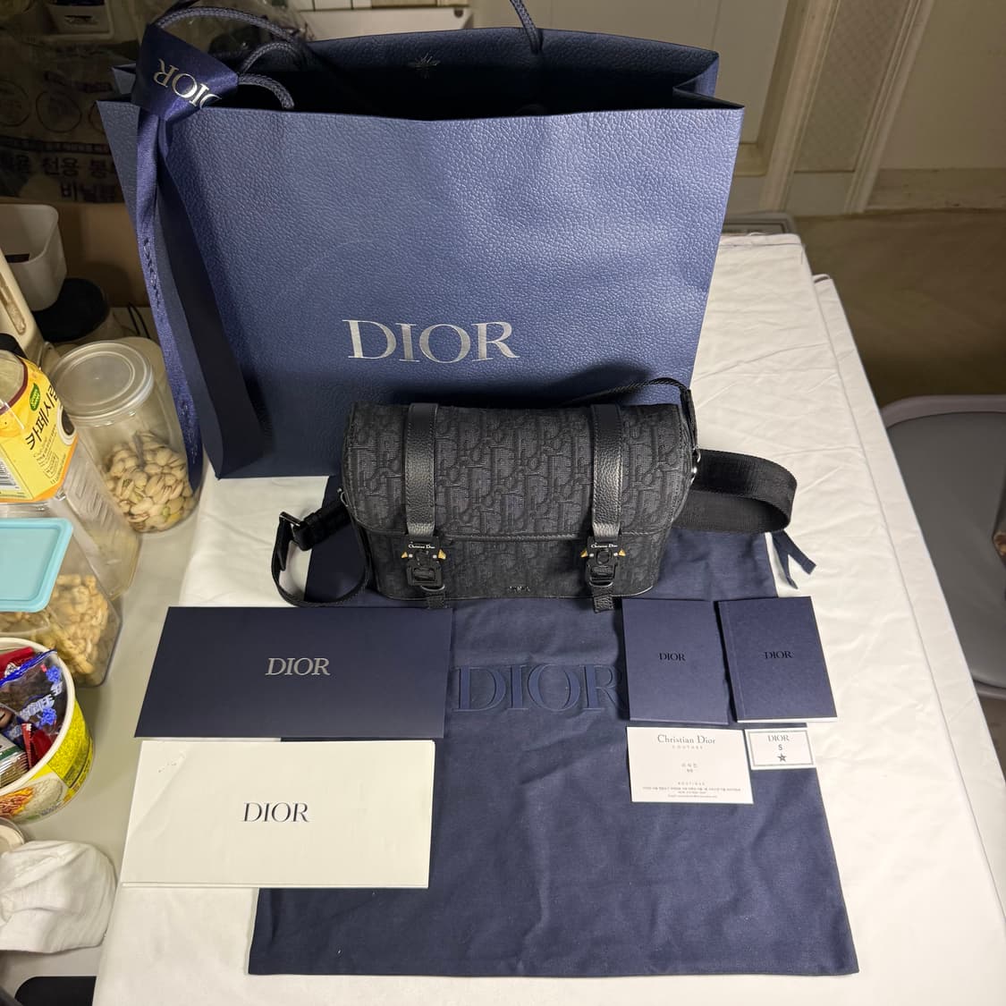 디올 오블리크 힛 더 로드 메신저백 플랩 숄더 크로스백 상품이미지9
