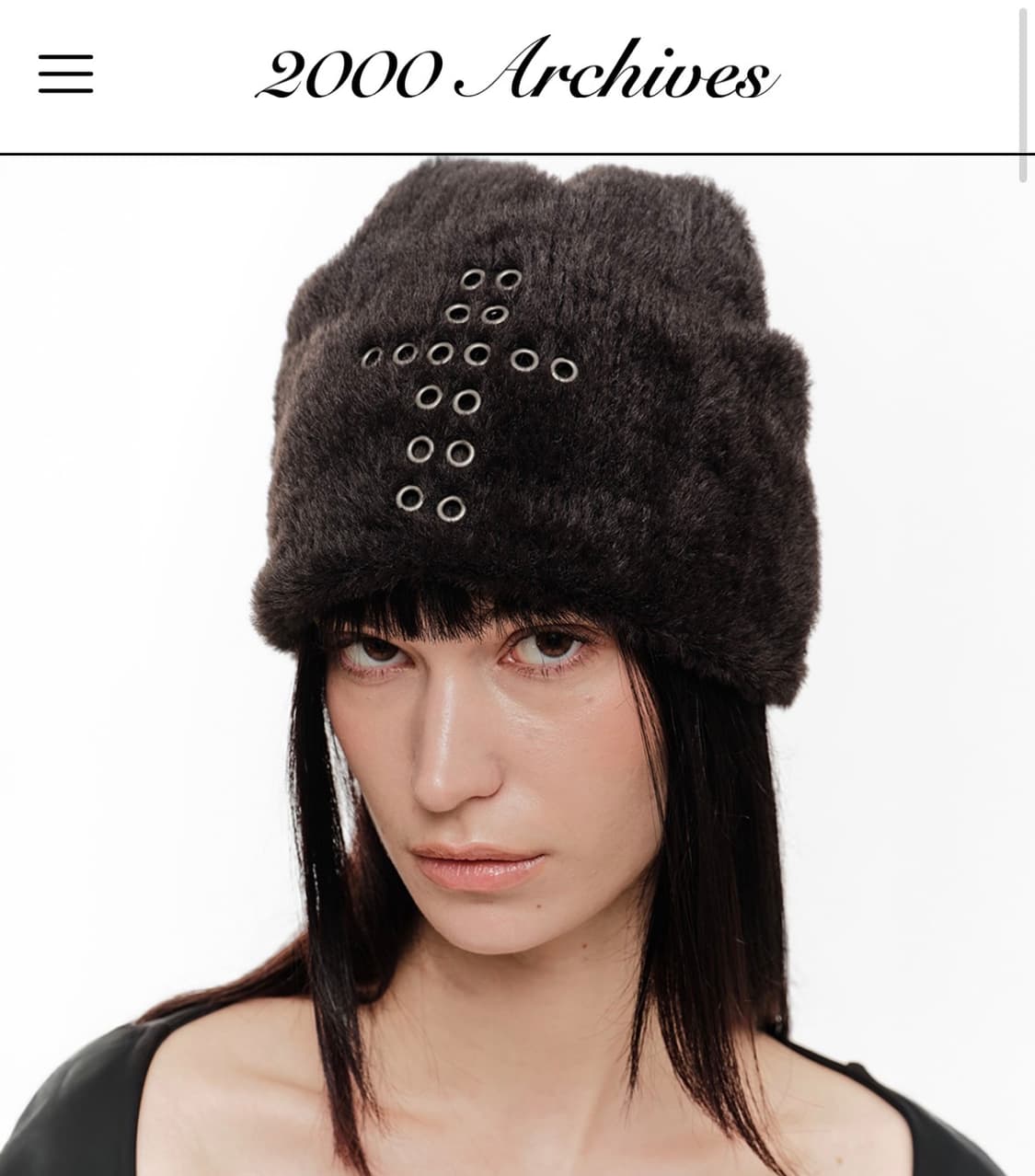 2000아카이브 STUD BEANIE  상품이미지2