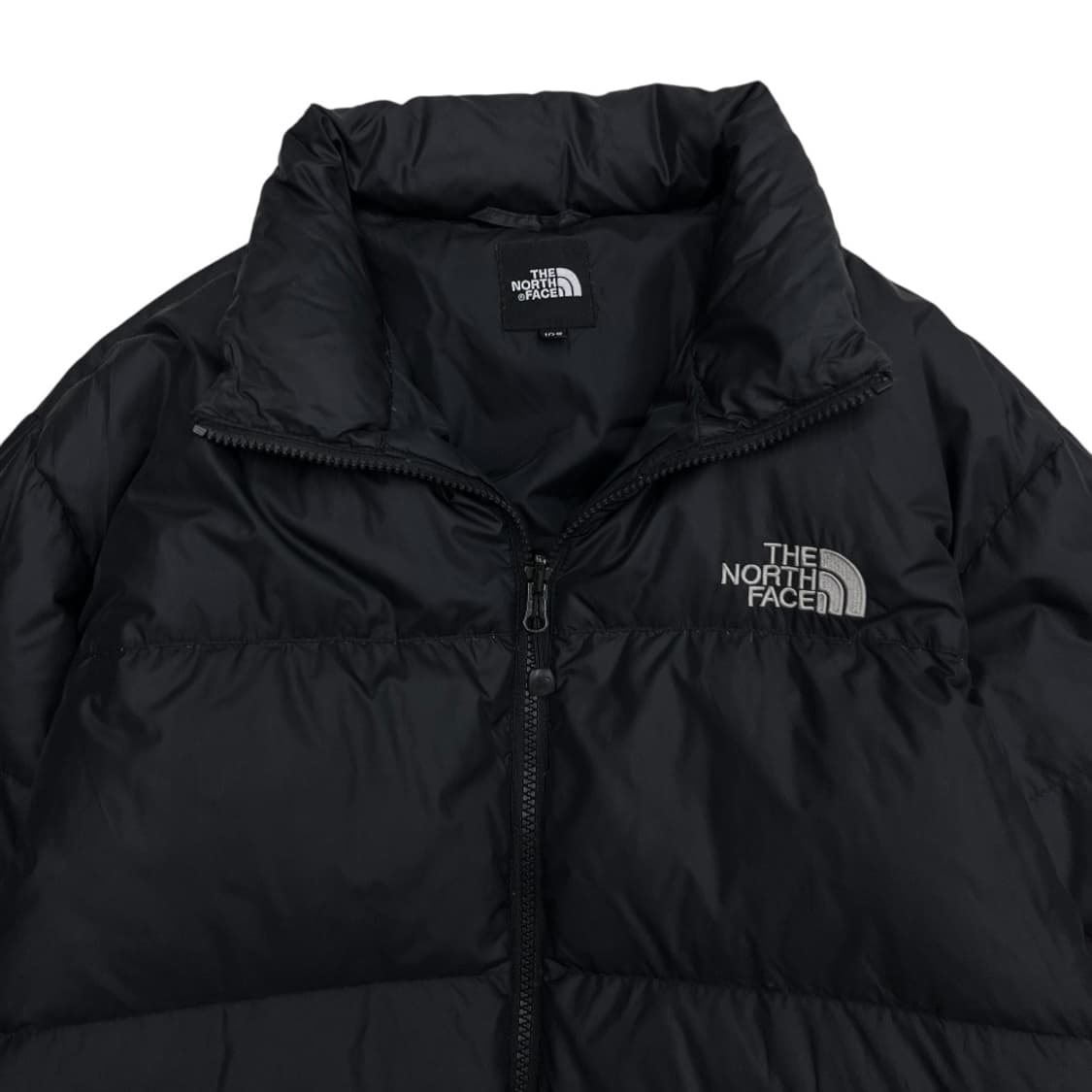 노스페이스 로고 블랙 패딩 105 상품이미지5