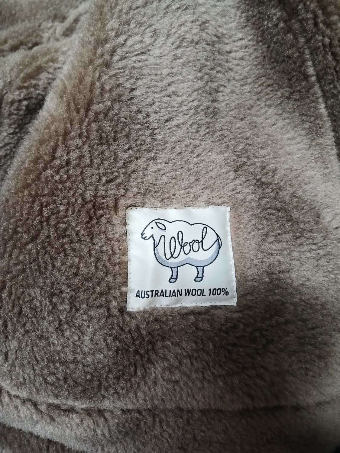 (새상품,88,실측95-100)리오벨 양모100% 인조무스탕 상품이미지8