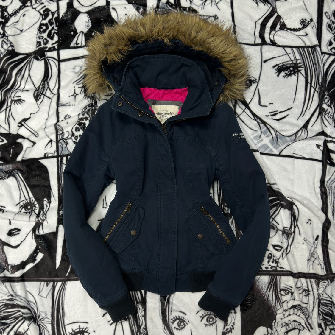 희귀매물)아베크롬비 울프죠 야상 상품이미지3