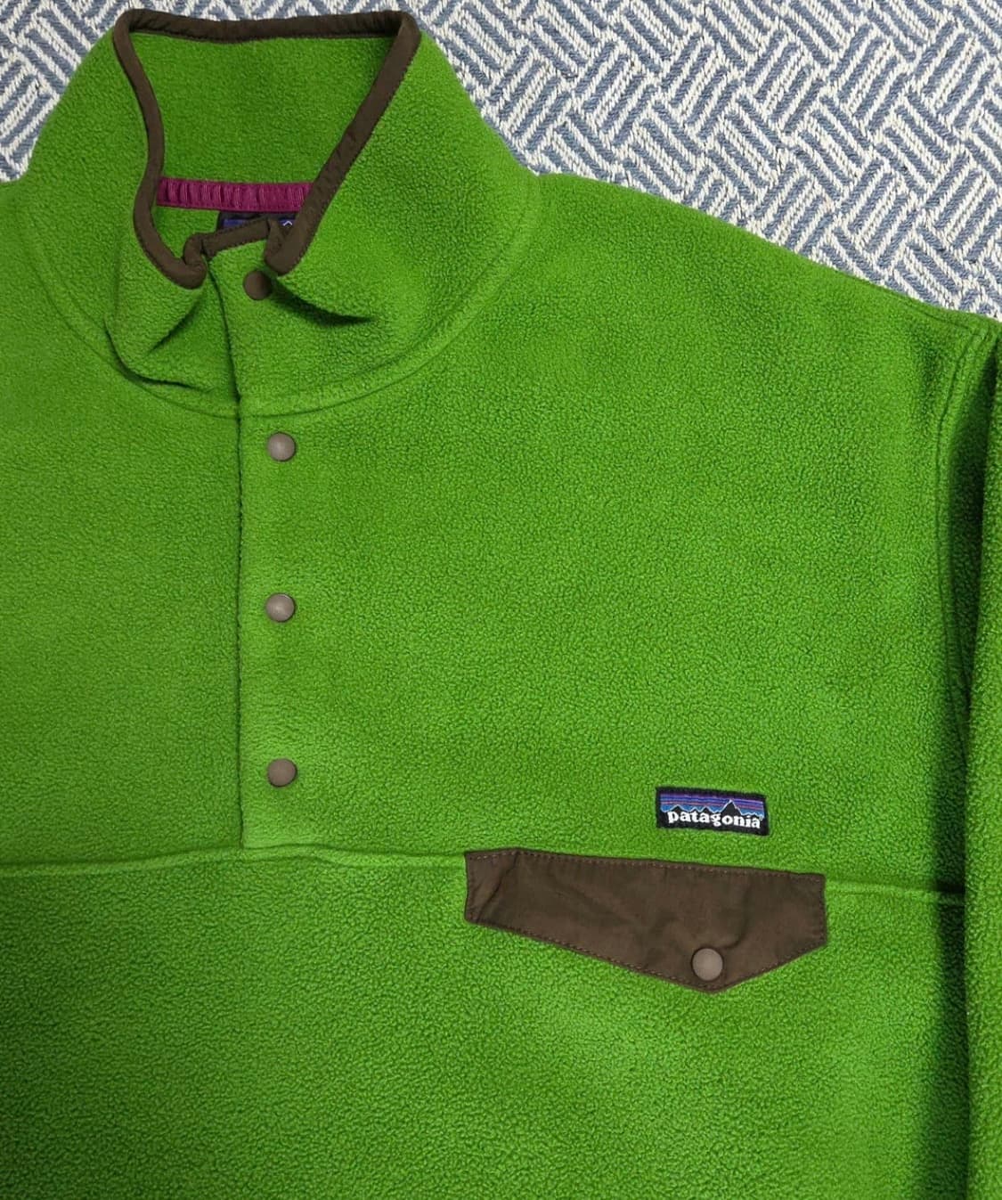 파타고니아 플리스 신칠라L 라임그린 헤비신칠라 상품이미지3
