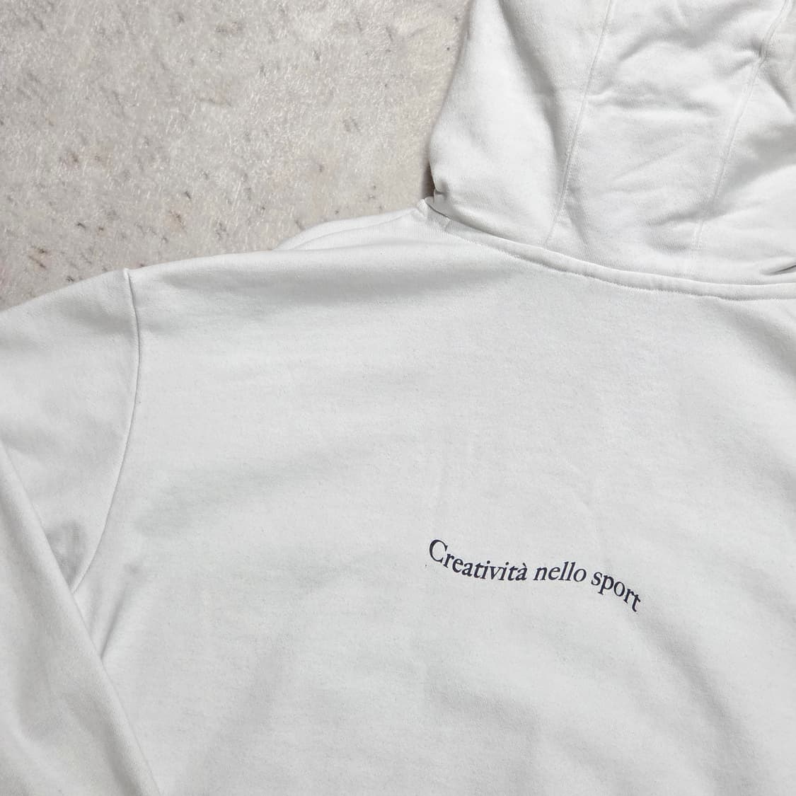 휠라 루즈핏 화이트 후드티 상품이미지5