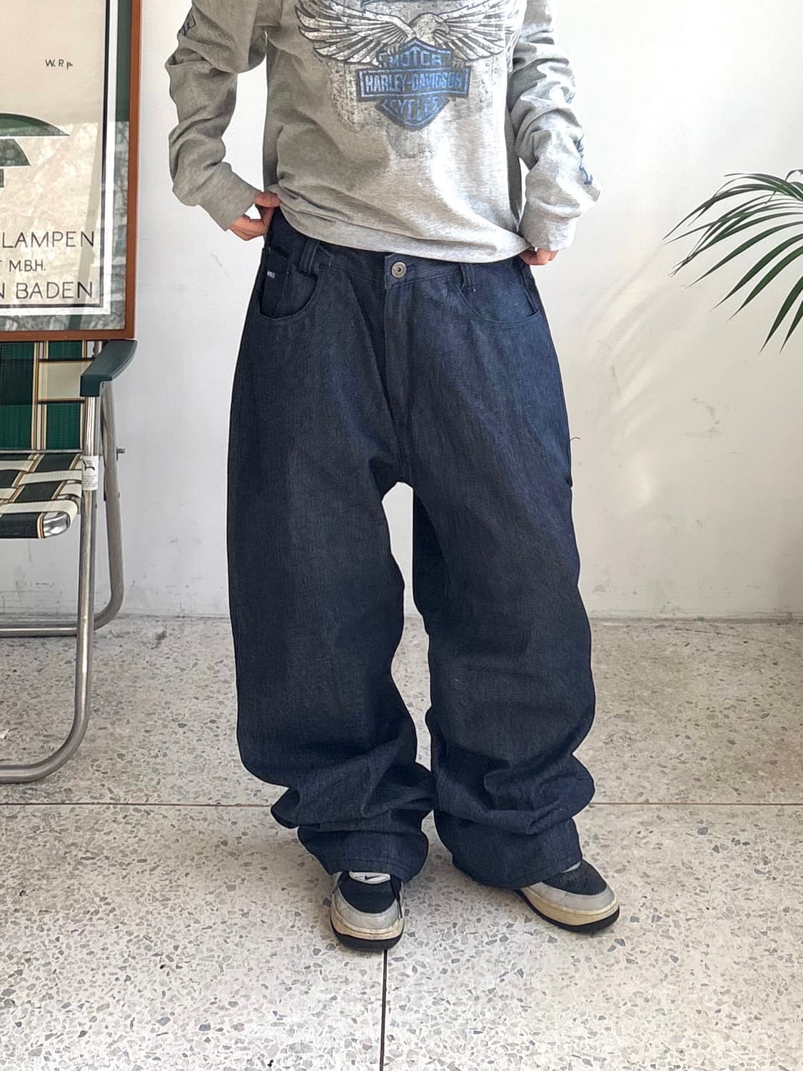 90s’빈티지 자수 힙합팬츠 상품이미지2