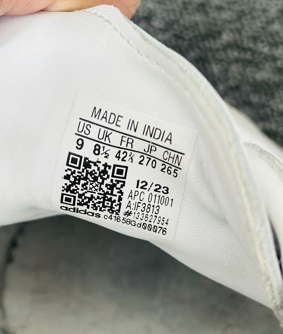 아디다스 삼바 OG 흰/버건디 270 상품이미지5