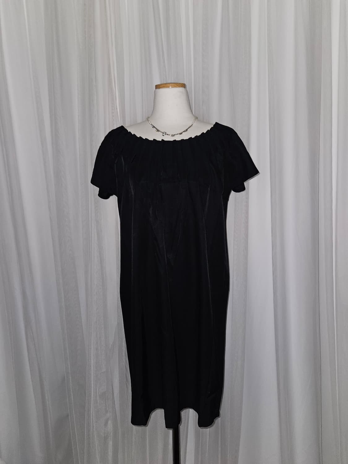 레이빔즈 플리츠 블랙 원피스 니혼진 공겜여주 히메갸루 고스 고딕 상품이미지1