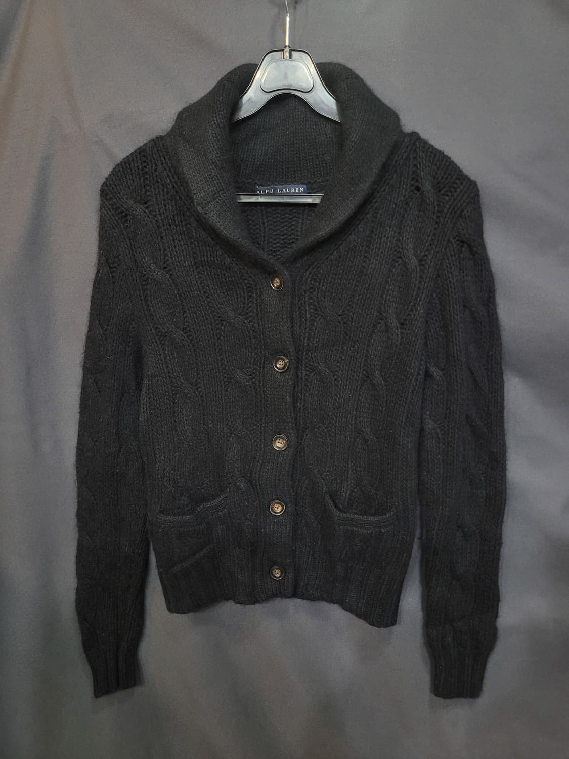 Ralph Lauren 랄프로렌 캐시미어 숄카라 가디건  상품이미지1