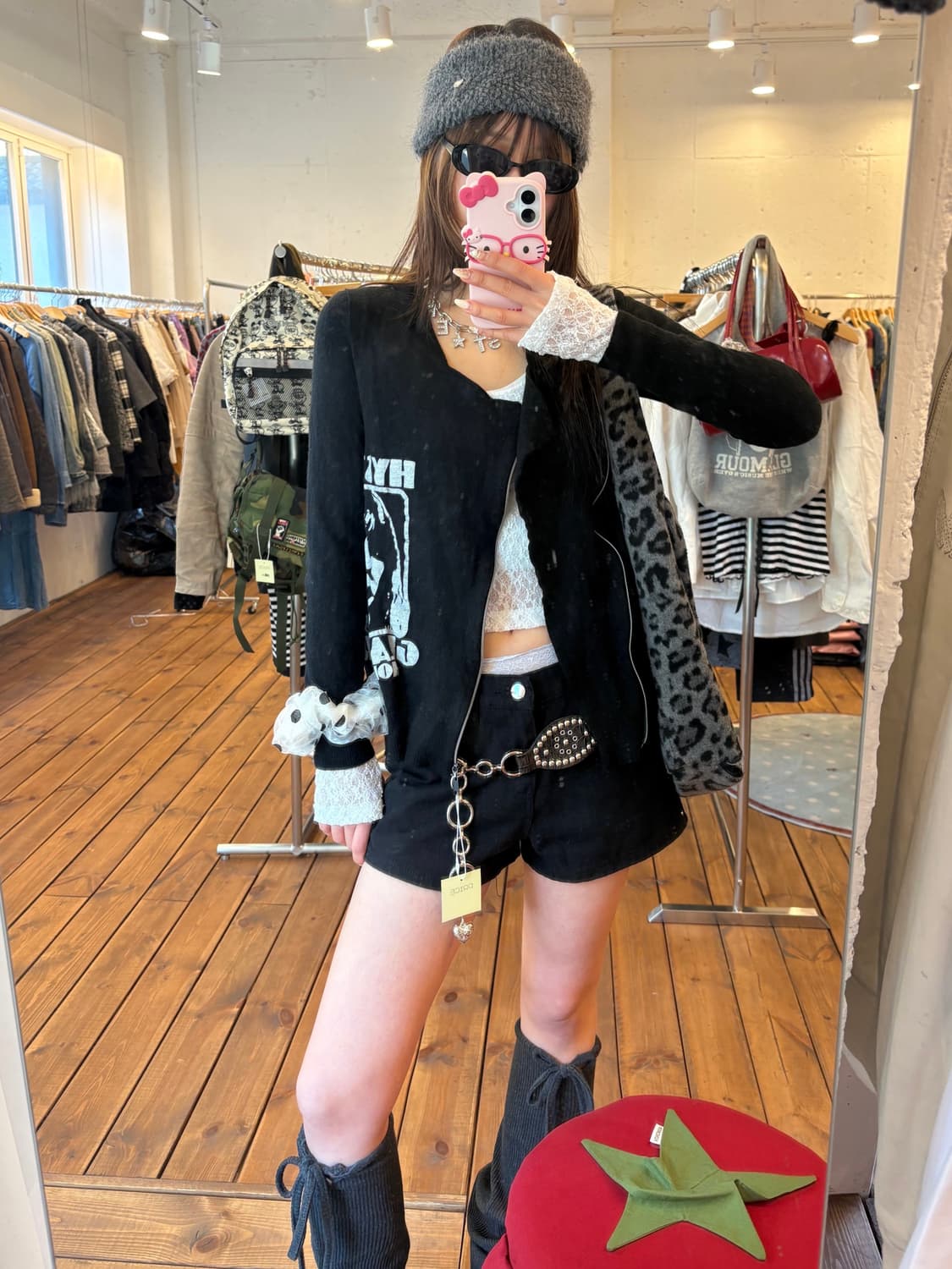 히스테릭글래머 히스걸 면자켓 상품이미지2