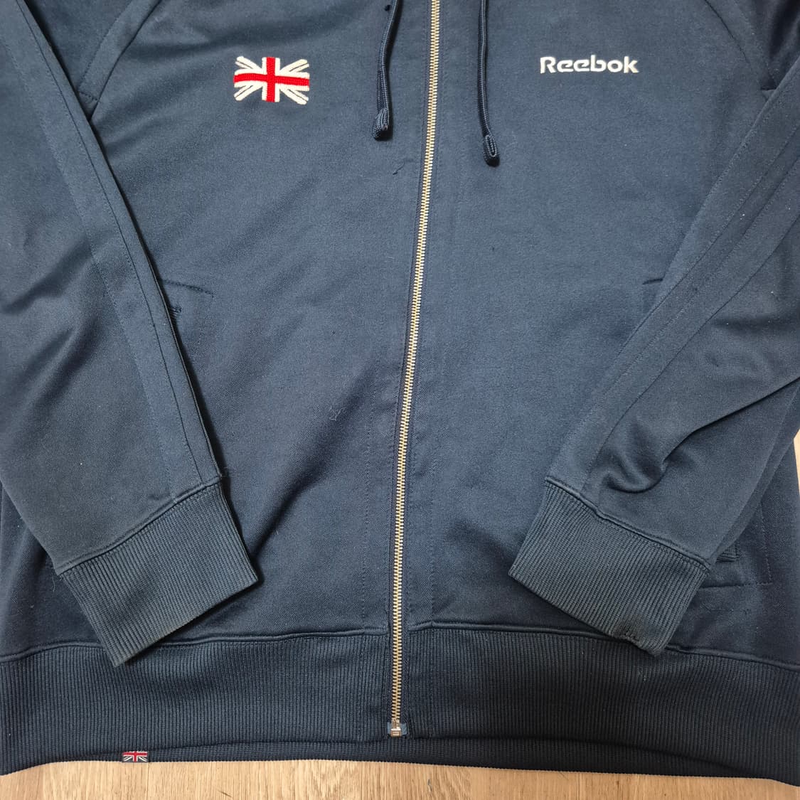 리복 클래식 잉글랜드 플래그 져지 후드집업 상품이미지3