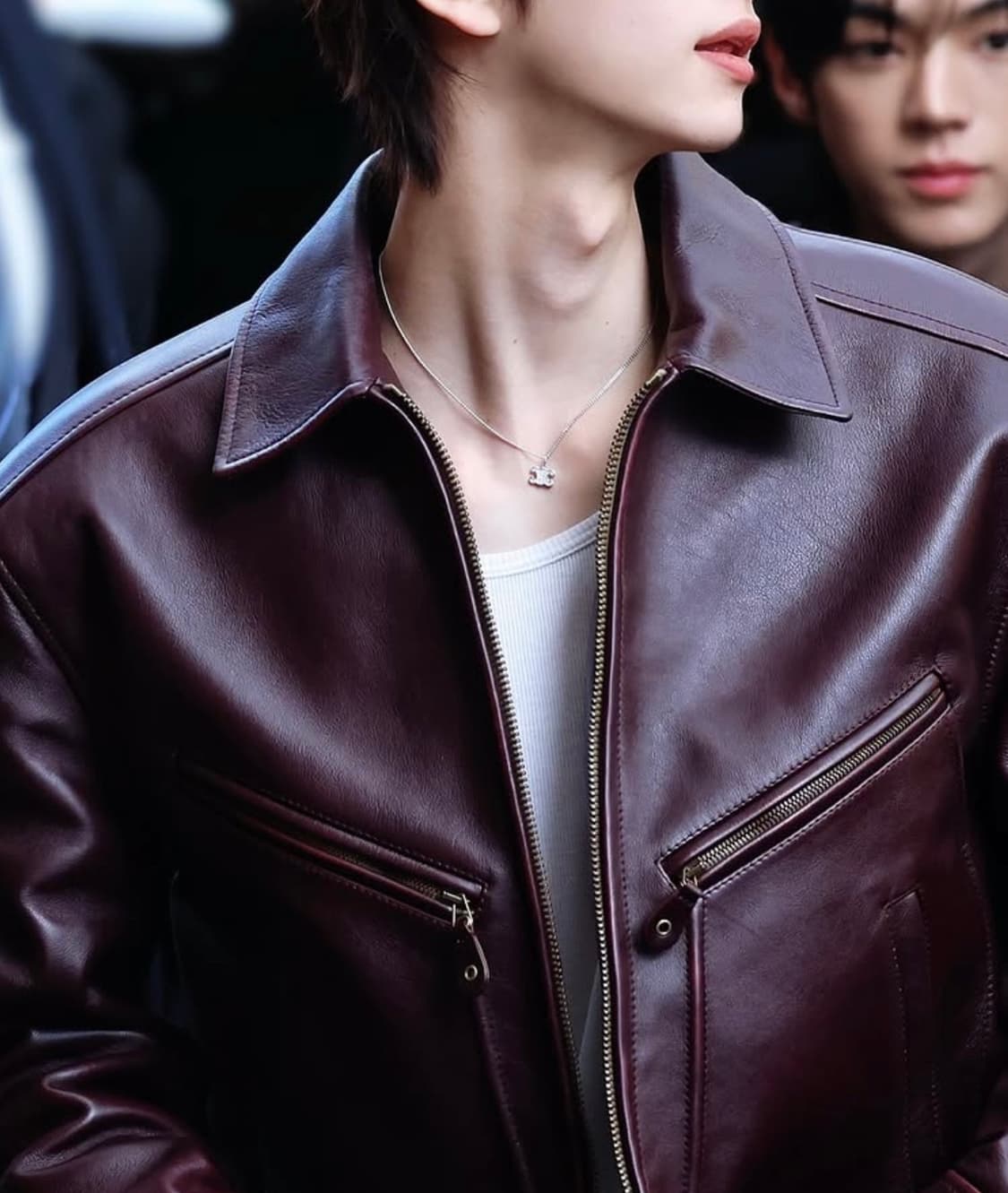 셀린느 크리스탈 목걸이 실버 상품이미지1