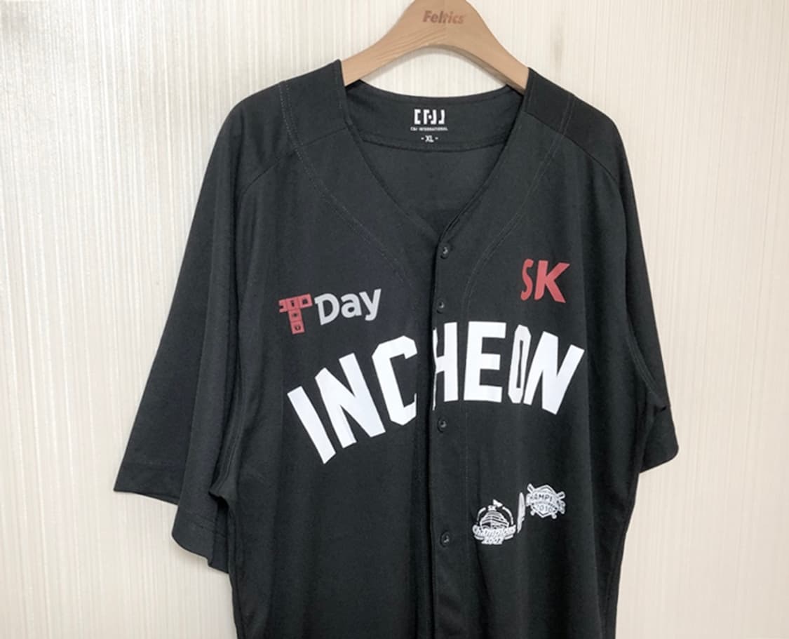 KBO SK와이번스 인천블랙유니폼/져지 XL #29 김광현 상품이미지6