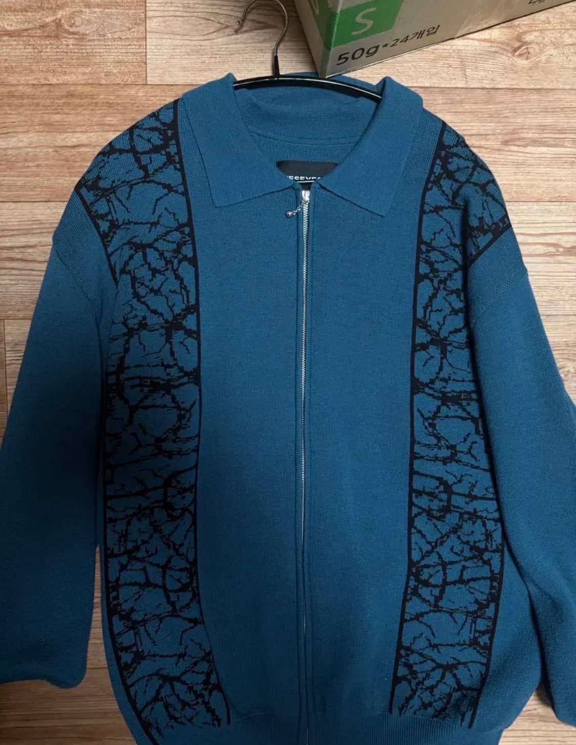 예스아이씨 니트 집업 상품이미지2