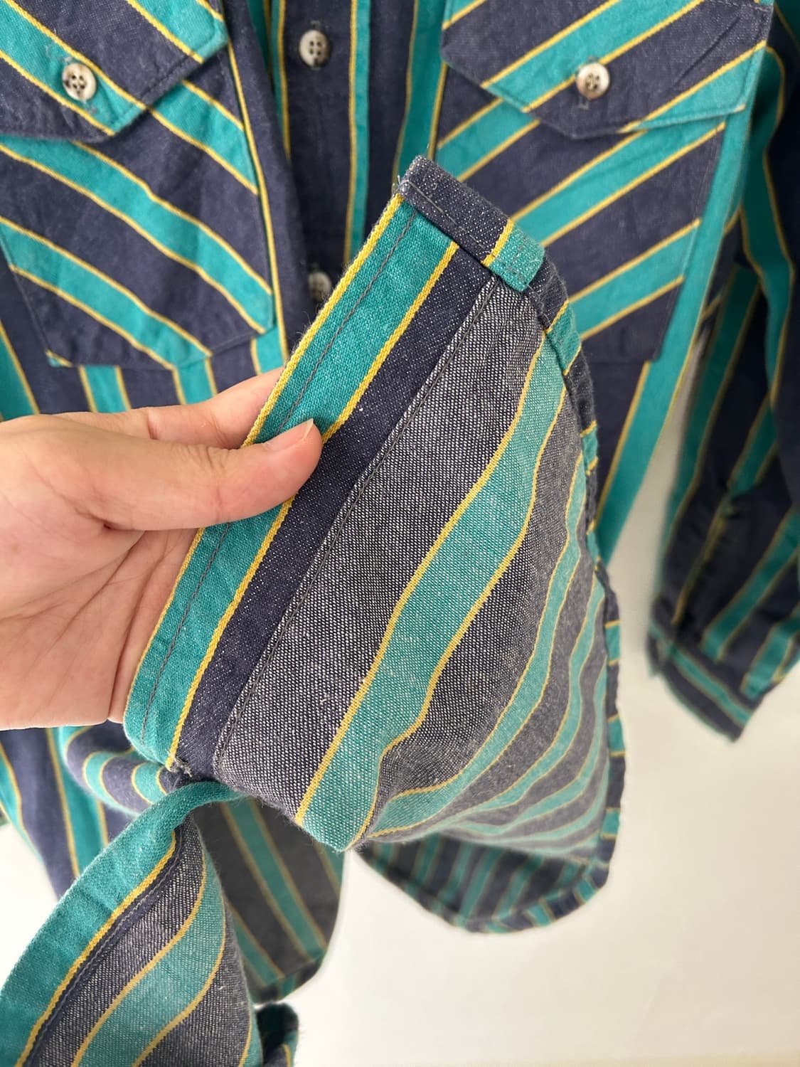 80-90's Key imperial Oxford Work shirt. 상품이미지6