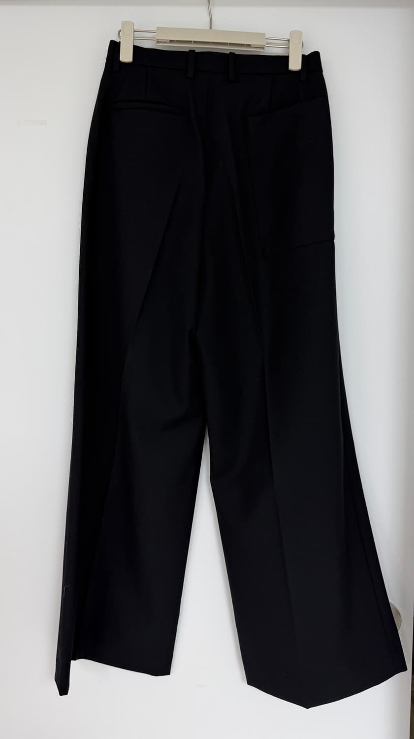 (미착용새제품) 파사드패턴 타임리스 울팬츠 블랙 M 상품이미지5