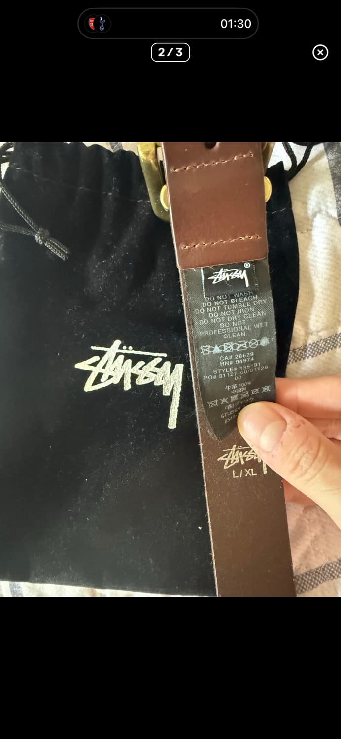 스투시 메탈 S tip belt desert 상품이미지3