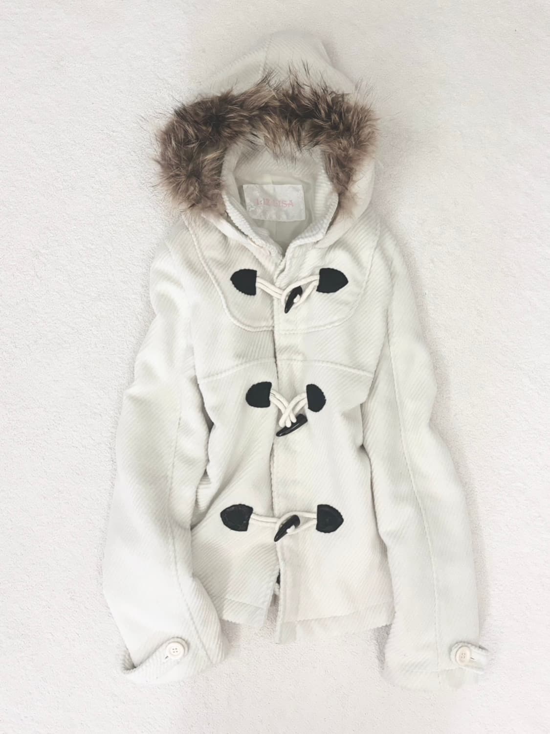 Lizlisa 고전 리즈리사 크림떡볶이후드퍼 코트 히메갸루라떼갸루 상품이미지2