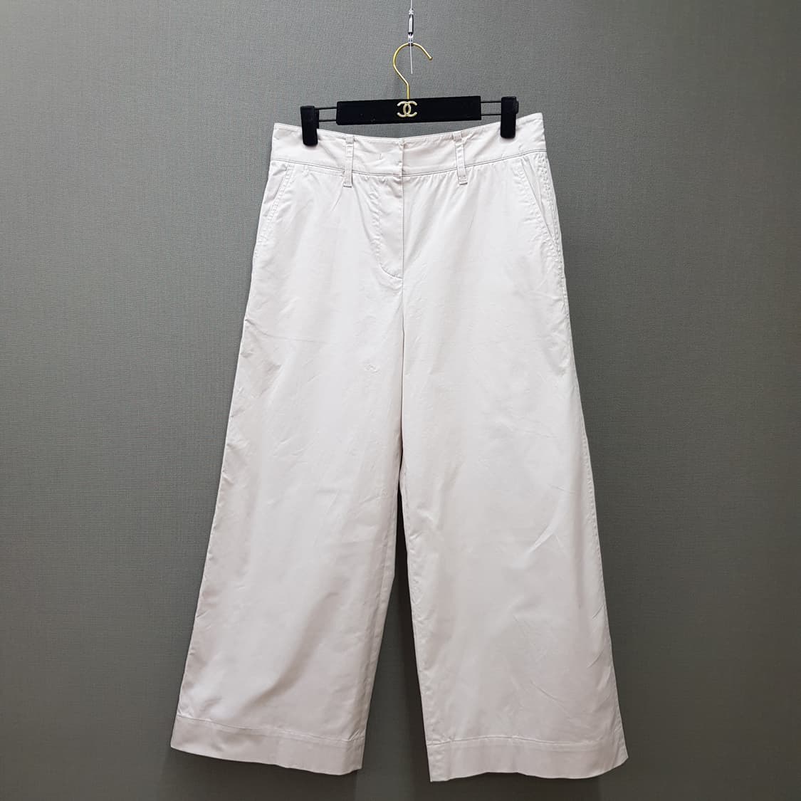 한섬 시스템 2021 코튼 와이드 팬츠 67-98사이즈 상품이미지1