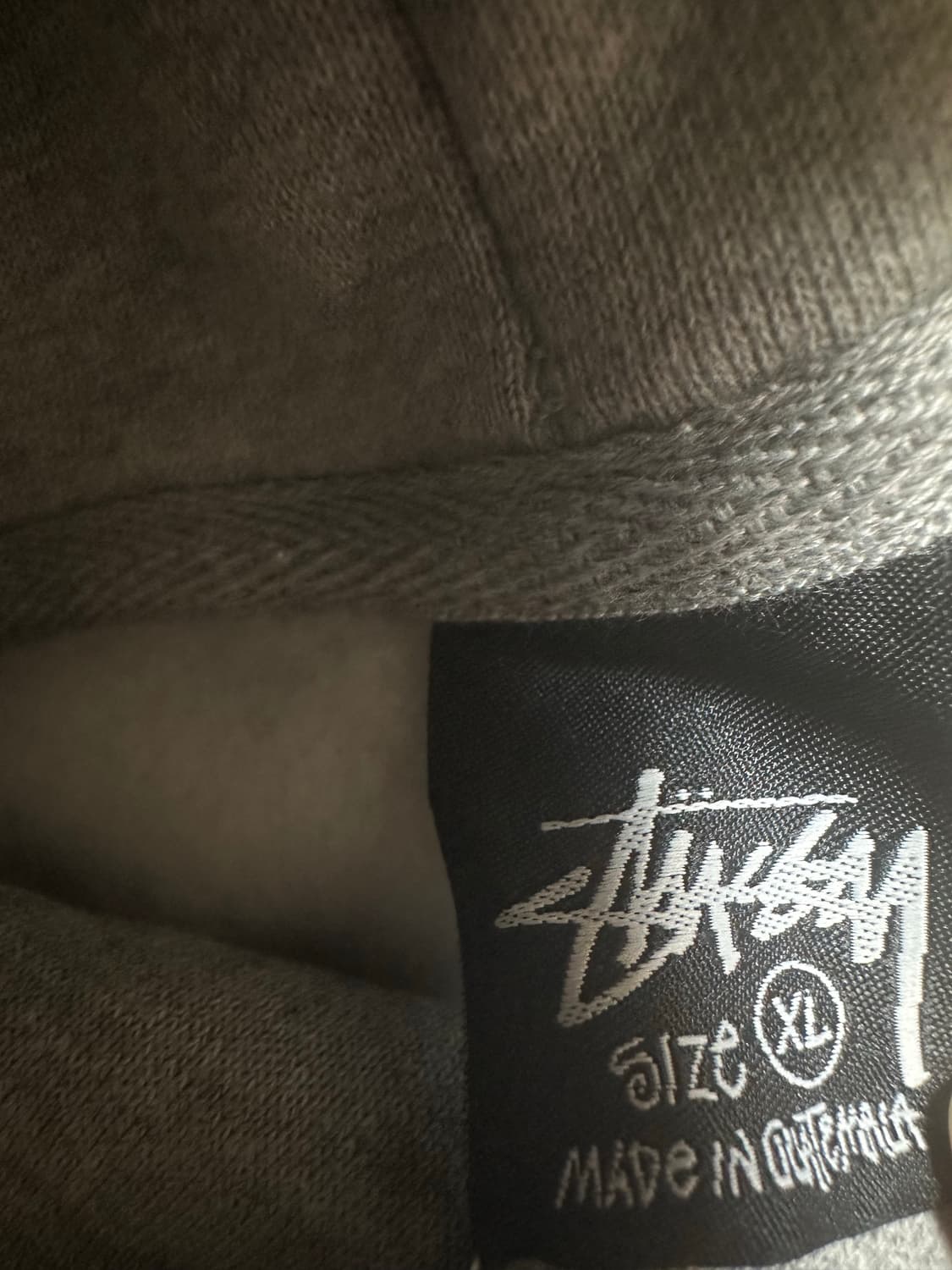 스투시 STUSSY 그레이 기모후드맨투맨 상품이미지6