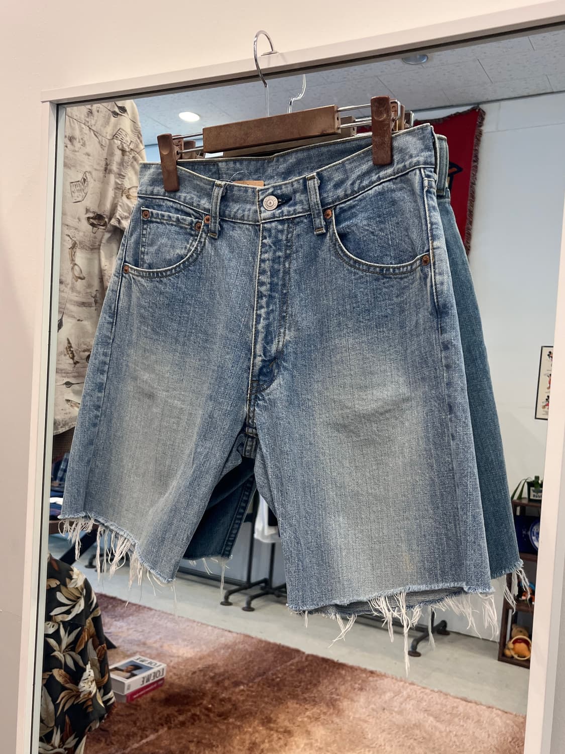 00s Levis 리바이스 534 컷오프 데님 쇼츠 팬츠 (30inch) 상품이미지1