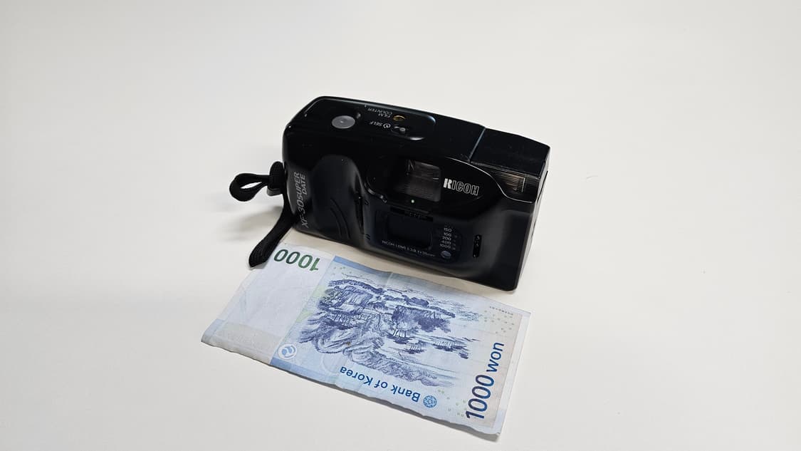 작례O 파스텔 감성 리코 xf-30 슈퍼데이트 필름카메라 빈티지 필카 상품이미지1