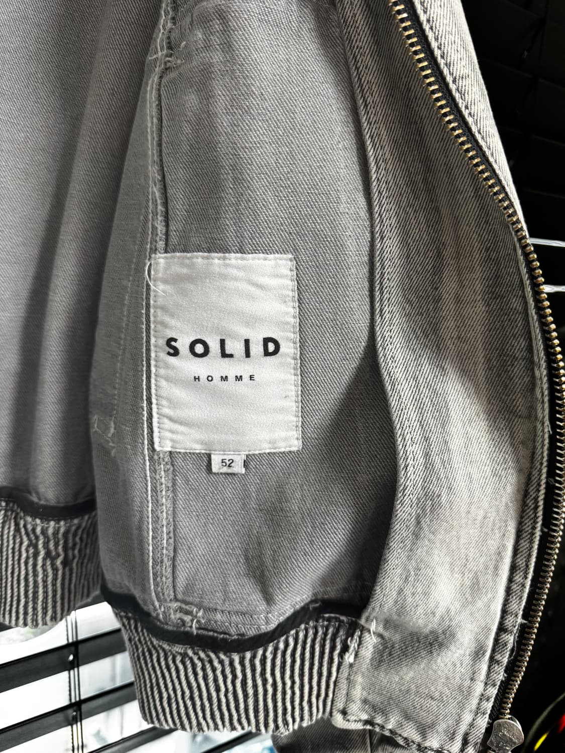 솔리드옴므 데님 자켓 52사이즈 상품이미지7