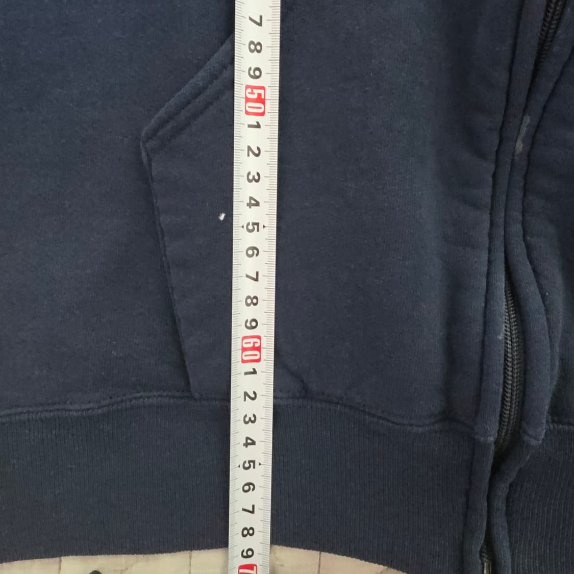 [XXL] 90s USA 빈티지 러셀 애슬레틱 후드집업 네이비 트래쉬드 상품이미지8